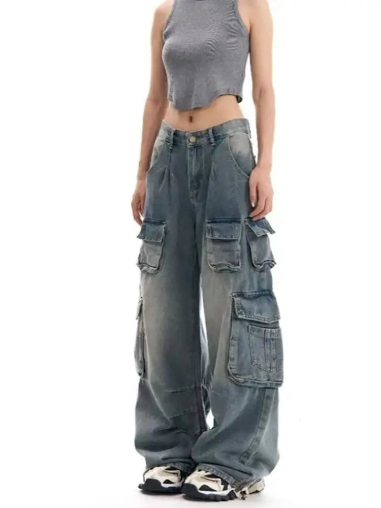 Pantalones vaqueros vintage elegantes.