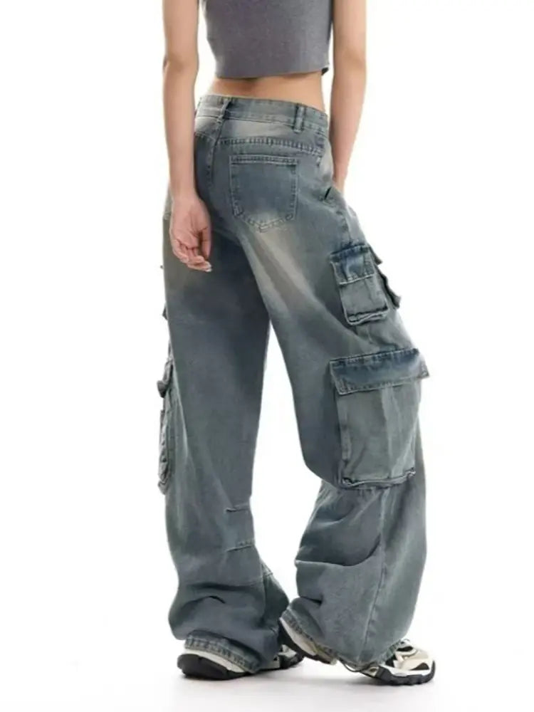 Pantalones vaqueros vintage elegantes.