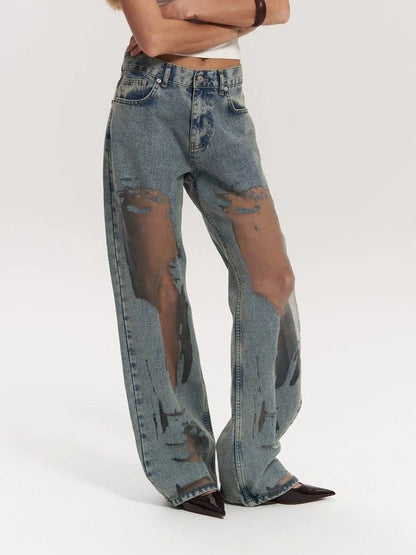 Jeans Trixie azul translúcido.