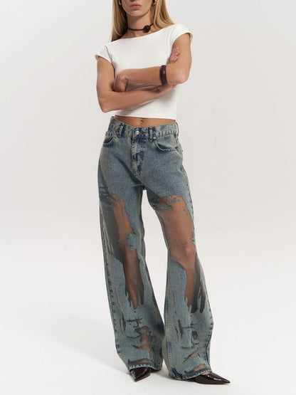 Jeans Trixie azul translúcido.