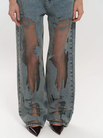 Jeans Trixie azul translúcido.